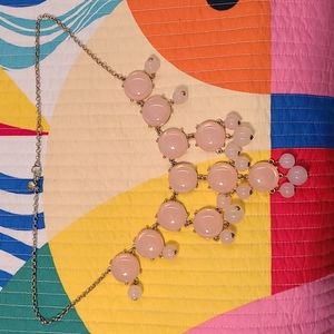 J. Crew Light Pink Bauble Necklace